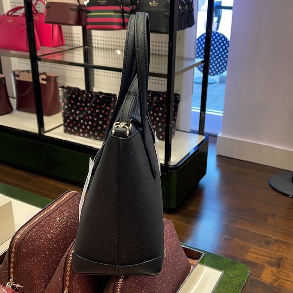 Kate Spade K4625 Shimmy Glitter Satchel Crossbody - Picture 6 of 10